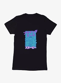 Peanuts Kanji Pilot Snoopy Womens T-Shirt