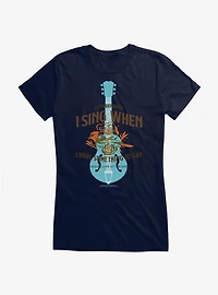Hunger Games: The Ballad Of Songbirds And Snakes Lucy Gray Baird Guitar Girls T-Shirt