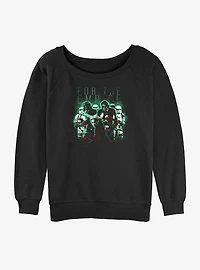 Star Wars Ahsoka For The Empire Girls Slouchy Sweatshirt