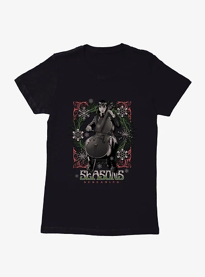Wednesday Seasons Screaming Womens T-Shirt