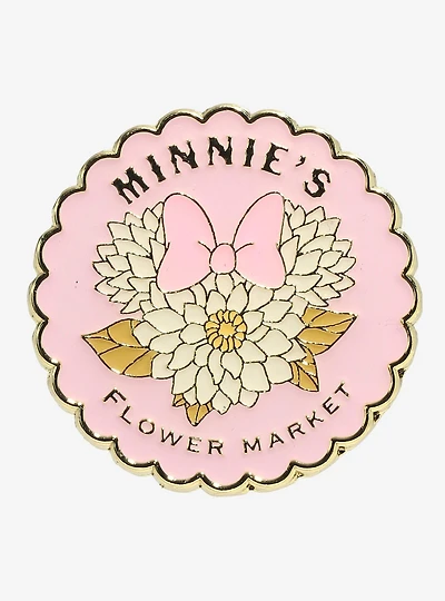Loungefly Disney Minnie Mouse Minnie's Flower Market Enamel Pin — BoxLunch Exclusive