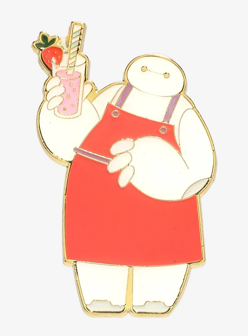Loungefly Disney Big Hero 6 Baymax Smoothie Enamel Pin — BoxLunch Exclusive