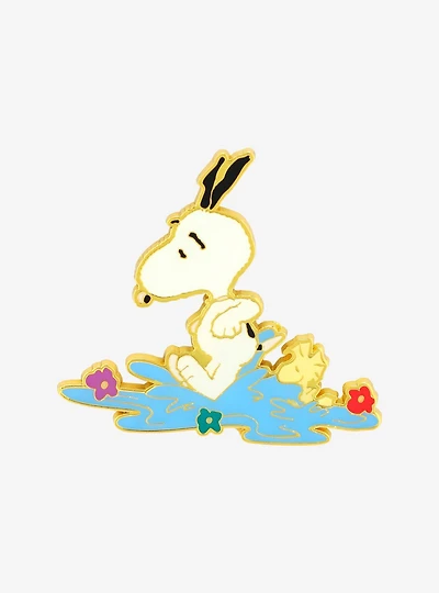Loungefly Peanuts Snoopy and Woodstock Rain Puddle Enamel Pin — BoxLunch Exclusive
