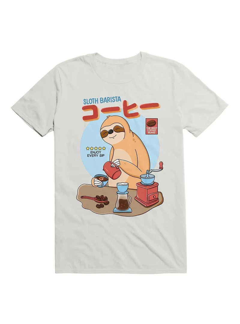Sloth Barista T-Shirt
