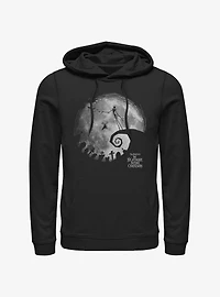 Disney The Nightmare Before Christmas Jack and Zero Graveyard Moon Hoodie