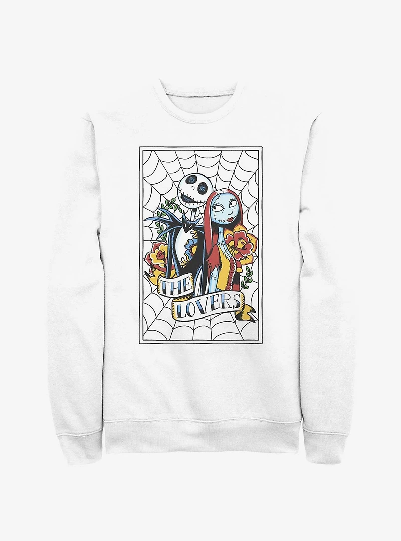 Disney The Nightmare Before Christmas Jack and Sally Lovers Sweatshirt