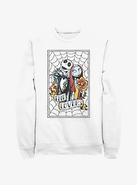Disney The Nightmare Before Christmas Jack and Sally Lovers Sweatshirt