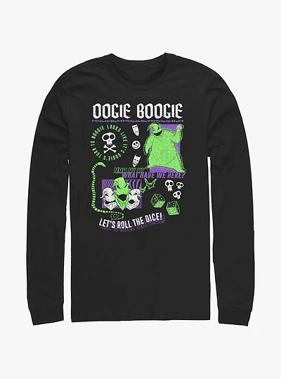 The Nightmare Before Christmas Oogie Boogie Let's Roll The Dice Long-Sleeve T-Shirt