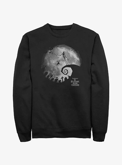 The Nightmare Before Christmas Jack Skellington Night Moon Sweatshirt