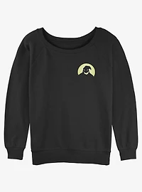 The Nightmare Before Christmas Oogie Boogie Pocket Girls Slouchy Sweatshirt