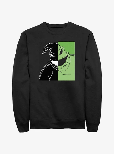 Disney The Nightmare Before Christmas Oogie Split Sweatshirt