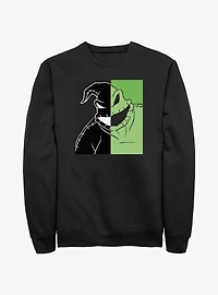 Disney The Nightmare Before Christmas Oogie Split Sweatshirt