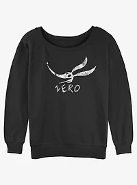 The Nightmare Before Christmas Zero Face Girls Slouchy Sweatshirt