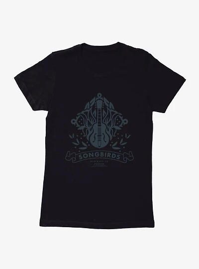 Hunger Games: The Ballad Of Songbirds And Snakes Songbrids District 12 Womens T-Shirt