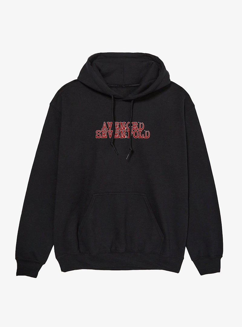 Avenged Sevenfold Red Logo Hoodie