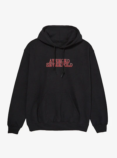 Avenged Sevenfold Red Logo Hoodie