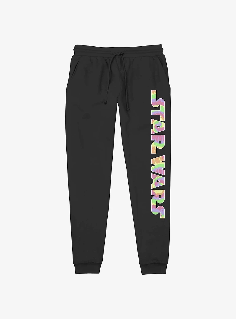 Star Wars Tie-Dye Print Logo Jogger Sweatpants