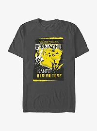 Pokemon Pikachu Kanto Region Tour T-Shirt