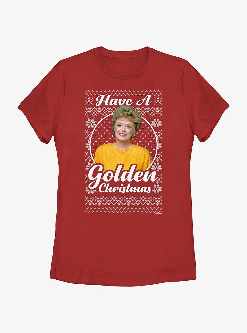 The Golden Girls Blanche Ugly Christmas Womens T-Shirt
