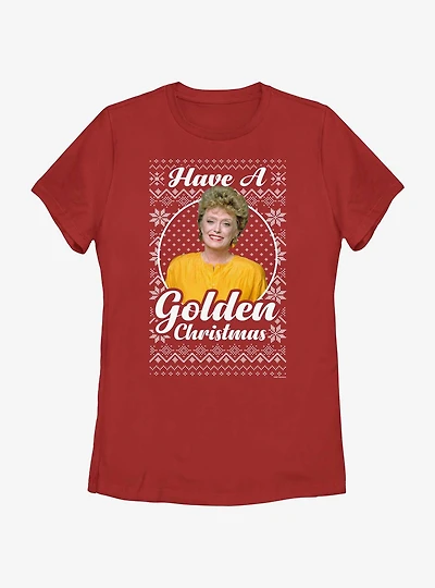 The Golden Girls Blanche Ugly Christmas Womens T-Shirt
