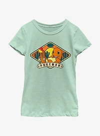 Pokemon Charmander Desert Youth Girls T-Shirt