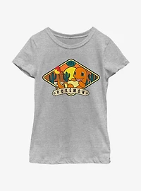Pokemon Charmander Desert Youth Girls T-Shirt