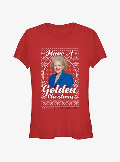 The Golden Girls Rose Ugly Christmas Girls T-Shirt