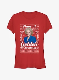 The Golden Girls Rose Ugly Christmas Girls T-Shirt