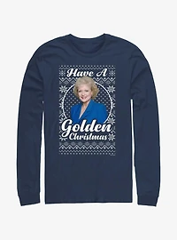 The Golden Girls Rose Ugly Christmas Long-Sleeve T-Shirt