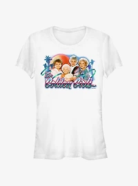 The Golden Girls Retro Wave Gals Girls T-Shirt