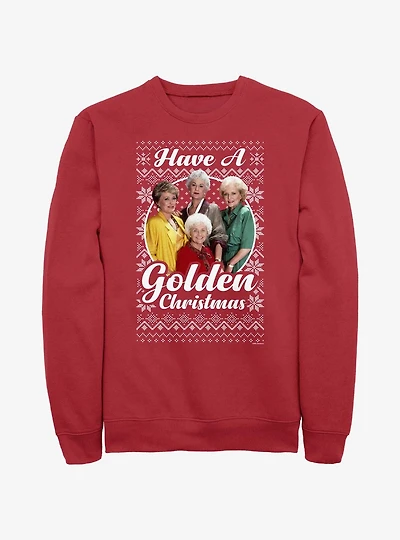 The Golden Girls Golden Ugly Christmas Sweatshirt