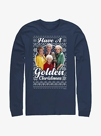The Golden Girls Golden Ugly Christmas Long-Sleeve T-Shirt