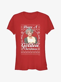 The Golden Girls Dorothy Ugly Christmas Girls T-Shirt