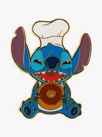 Loungefly Disney Lilo & Stitch Chef Donut Enamel Pin — BoxLunch Exclusive