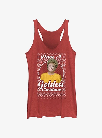 The Golden Girls Blanche Ugly Christmas Girls Tank