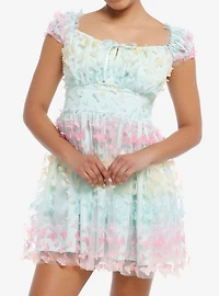 Thorn & Fable® Pastel Rainbow Butterfly Dress