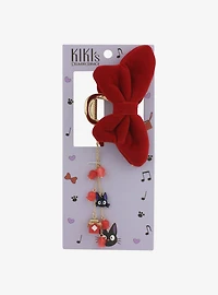 Studio Ghibli Kiki's Delivery Service Red Velvet Bow Claw Hair Clip