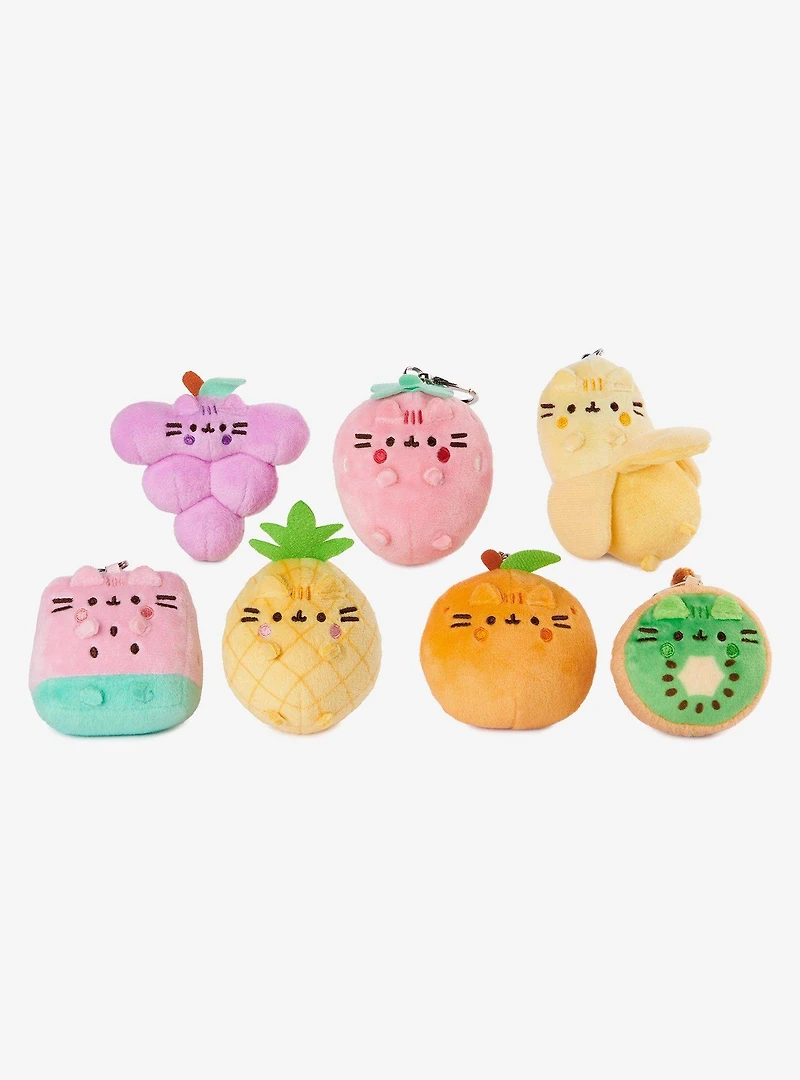 Pusheen Fruit Blind Box Plush Keychain