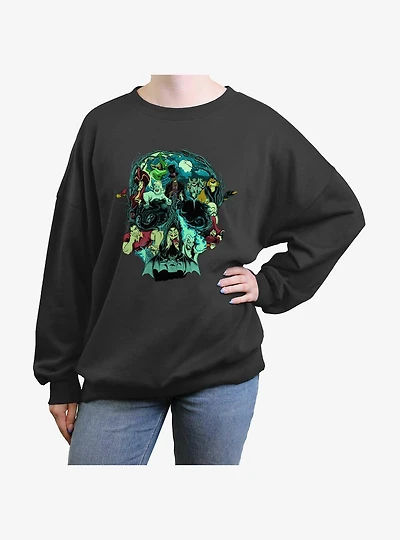 Disney Villains Wicked Things Womens Oversized Sweatshirt
