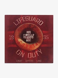 Friday the 13th Lifeguard On Duty Wood Wall Decor