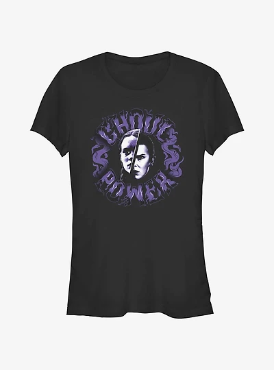 Stranger Things Max and Eleven Ghoul Power Girls T-Shirt