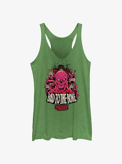 Stranger Things Vecna Bad To Bone Girls Tank