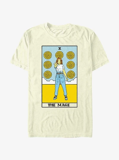 Stranger Things Eleven The Mage Tarot Card T-Shirt