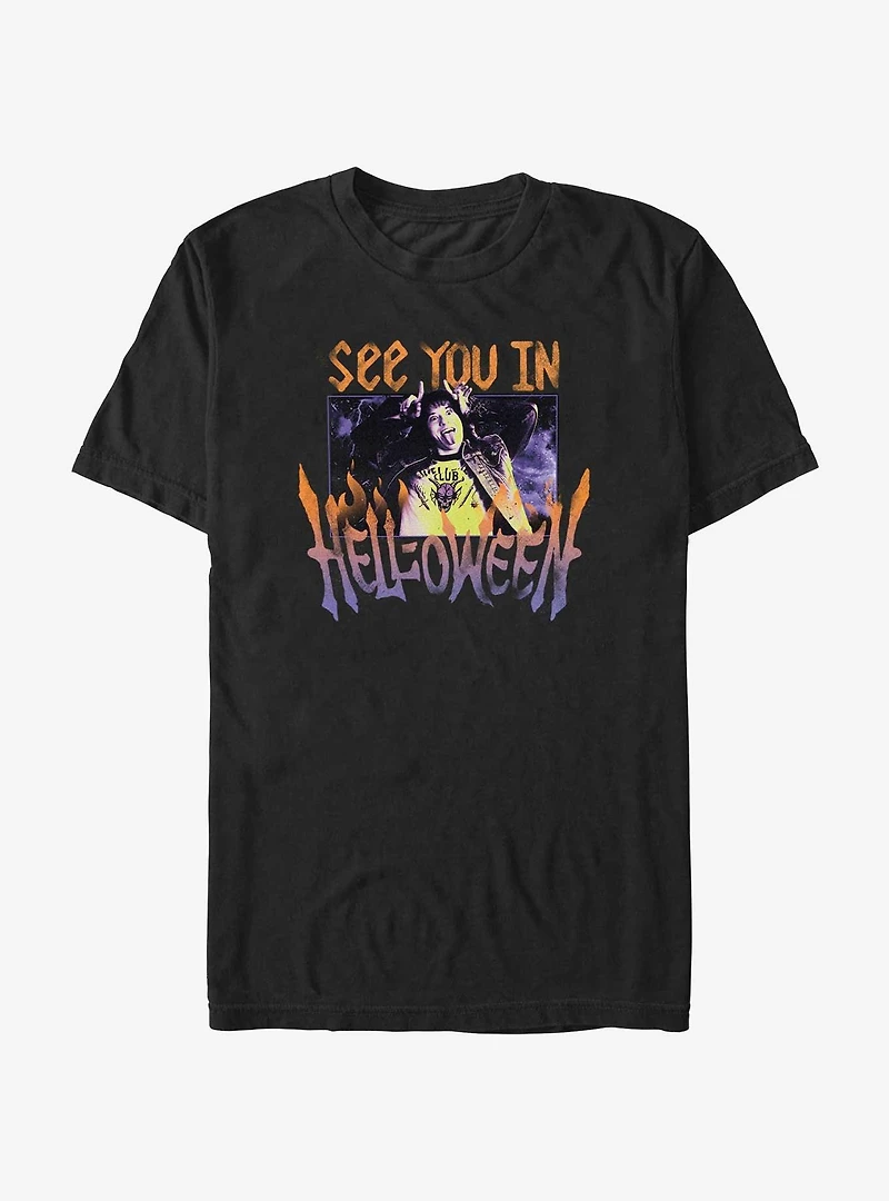 Stranger Things Eddie Munson See You In Helloween T-Shirt