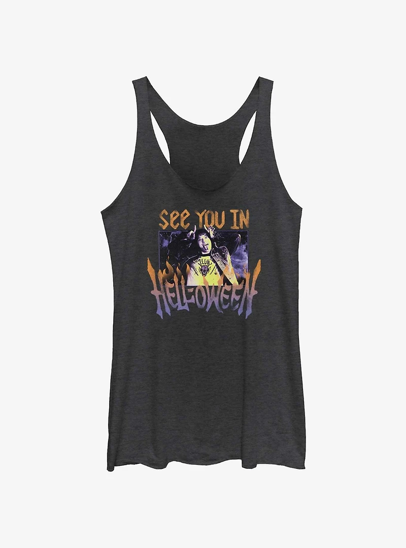 Stranger Things Eddie Munson See You Helloween Girls Tank