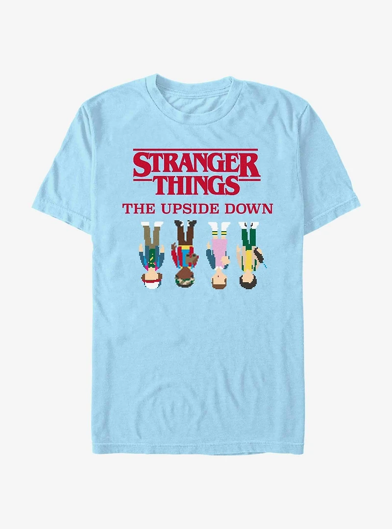 Stranger Things Upside Down Pixelated T-Shirt
