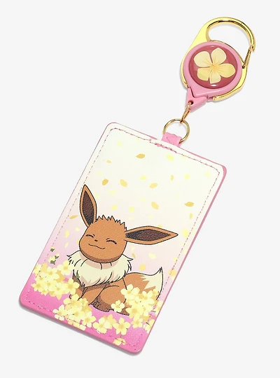 Pokémon Eevee Cherry Blossom Retractable Lanyard — BoxLunch Exclusive