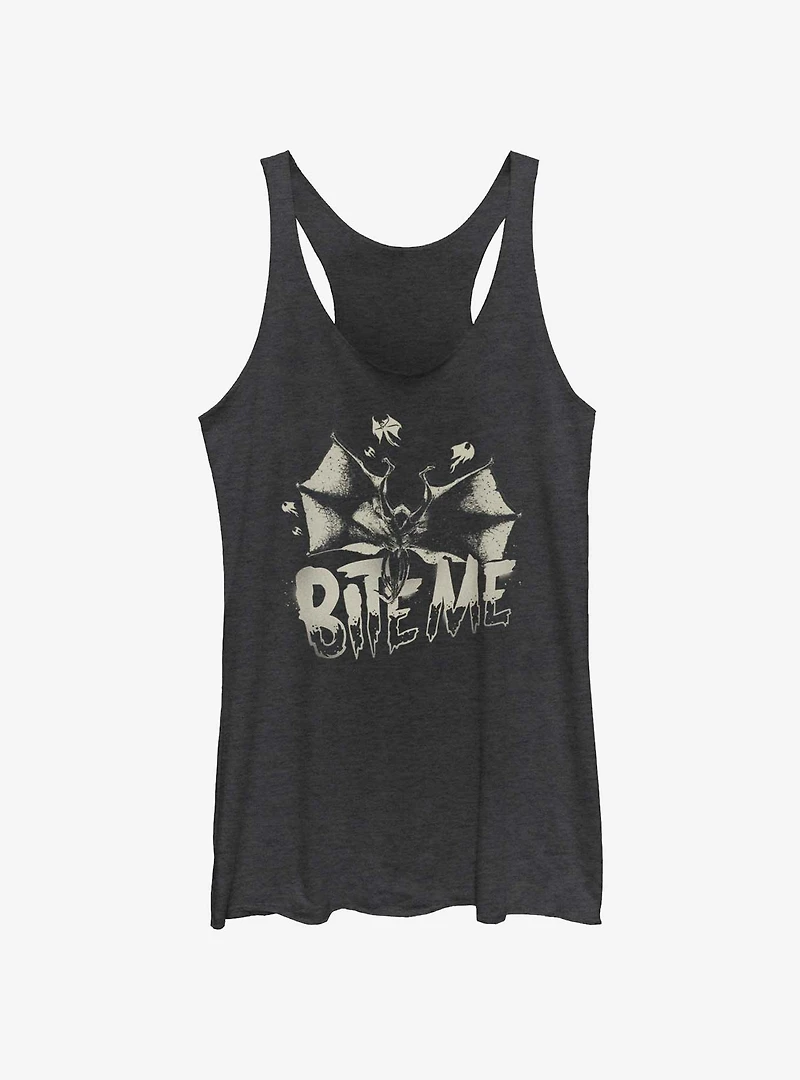 Stranger Things Demobat Bite Me Womens Tank Top