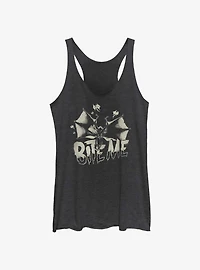 Stranger Things Demobat Bite Me Womens Tank Top