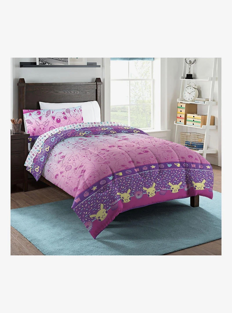 Pokemon Light And Sweet Twin Bed In A Bag Set
